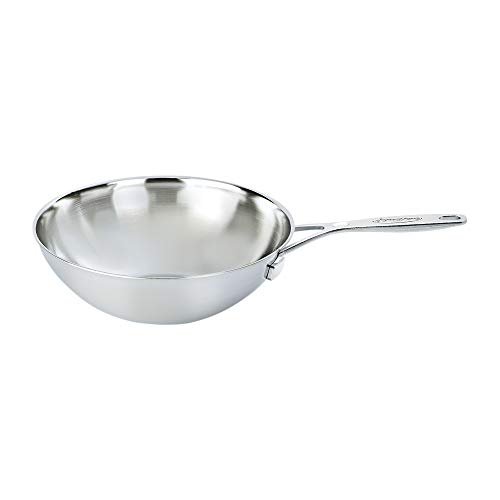 Demeyere 12" Stainless Steel Wok Stir-Fry Pan