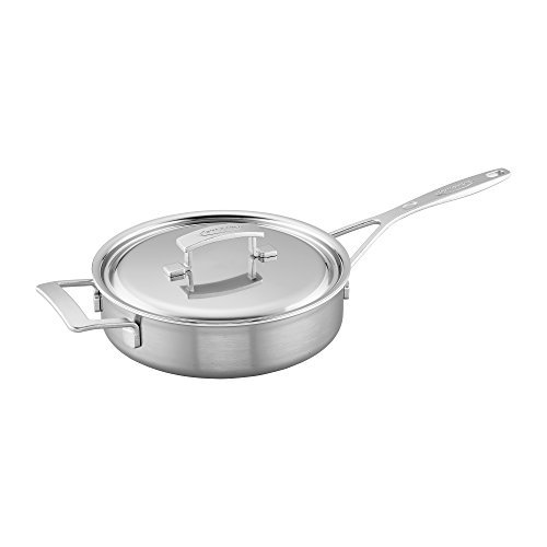 Demeyere Industry 5-Ply 6.5-Qt Stainless Steel Saute Pan