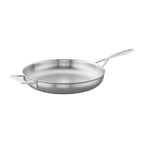 Industry 5-Ply 12.5" Stainless Steel Fry Pan