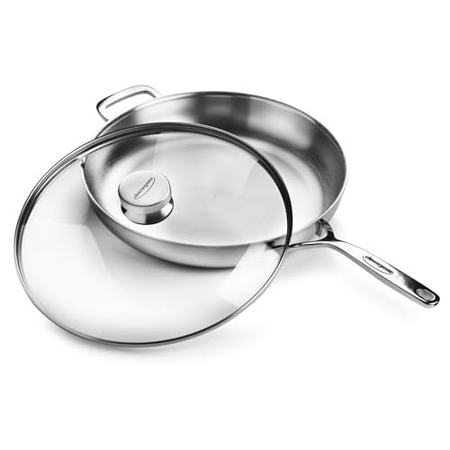 Demeyere 5-Plus 11" Stainless Steel Fry Pan